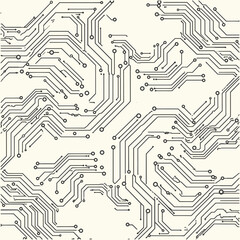 Molecular circuit with a circular shape, connection technology, and a digital network.