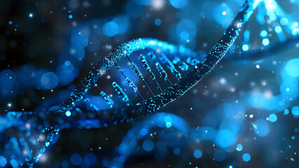 Ultra HD glittering double helix background DNA poster shining DNA molecular wallpaper RNA banner double helix background image