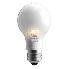 Illuminating innovation: A glowing light bulb symbolizing ideas and bright solutions