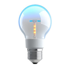 Energy-Efficient LED Bulb with Blue Hue, a Modern Lighting Solution for Sustainability