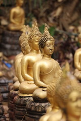 buddha, laos, temple, buddhist, statue, asia, religion, sculpture, spiritual, worship, asian, landmark, culture, faith, ancient, gold, traditional, architecture, historic, travel, holy, tourism, peace