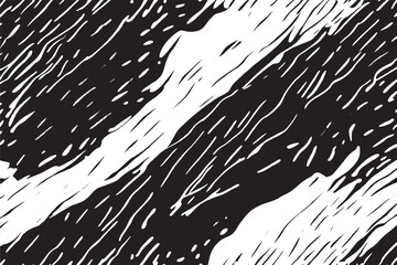 Bold black and white abstract print with dynamic flow lines. Perfect for modern wall art decor in any room.