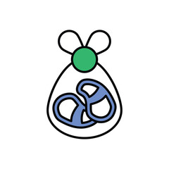 Meat Distribution Icon vector stock illustration