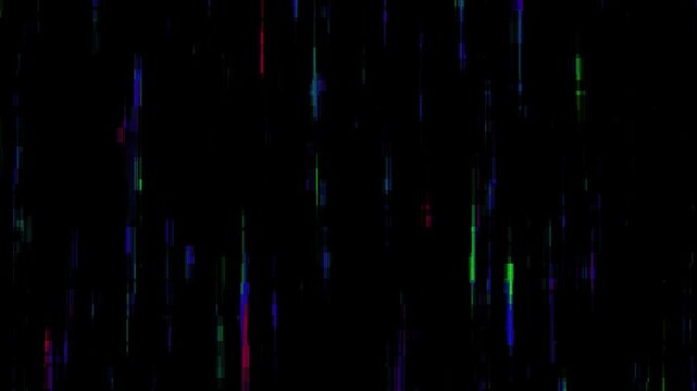 Glitch Error Damage Digital Line Abstract Animation Noise Pixel Video