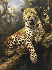 Naklejka premium Anime man with curly brown hair, olive skin, blue bodysuit, black cape, blue sky