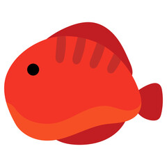 Fish Flat Illustration