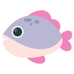 Fish Flat Illustration