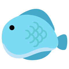 Fish Flat Illustration