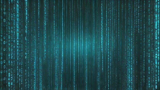 Digital code stream cascading down