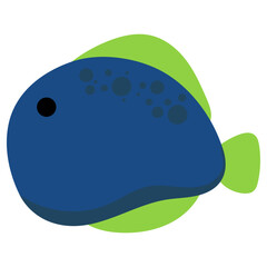 Fish Flat Illustration