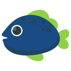 Fish Flat Illustration