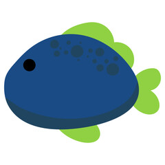 Fish Flat Illustration