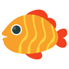 Fish Flat Illustration