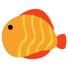 Fish Flat Illustration