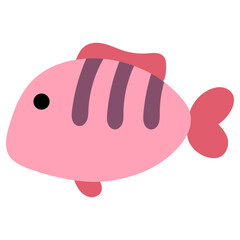Fish Flat Illustration