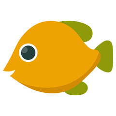 Fish Flat Illustration