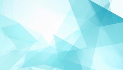 Fototapeta premium 幾何学的な透明ブルーのレイヤーが交差する抽象背景 抽象と透明感が交差する未来的背景