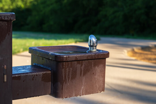 water fountain in the park