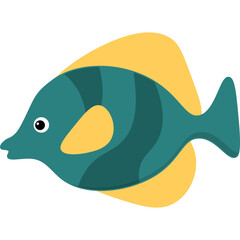 Fish Flat Illustration
