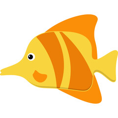 Fish Flat Illustration