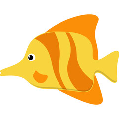 Fish Flat Illustration