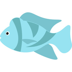 Fish Flat Illustration