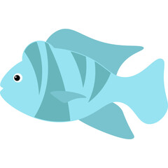 Fish Flat Illustration