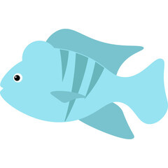 Fish Flat Illustration