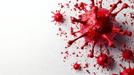 design virus on white background

