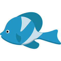 Fish Flat Illustration