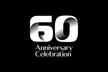 premium bold  illustration origami anniversary for celebrate  emblem . Anniversary logotype design