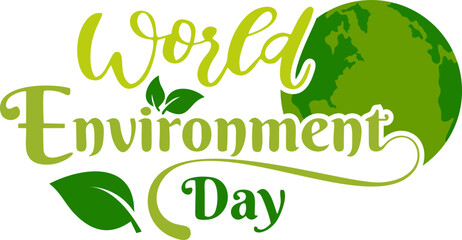 World Environment Day Lettering