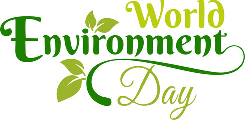World Environment Day Lettering