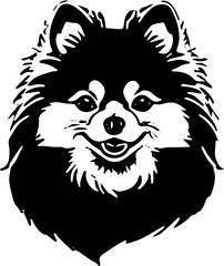 vector illustration of a dog