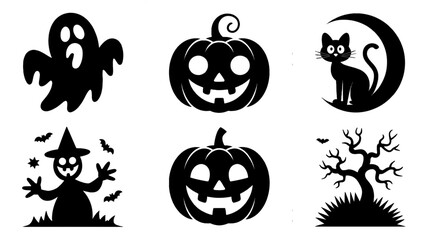 Halloween Collection SIlhouette Set