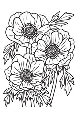 Vector illustration of a flower art design 
