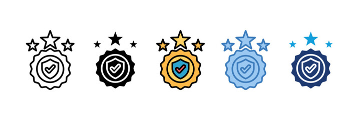Brand Reputation Icon Element For Design