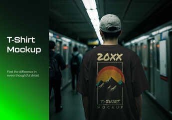 Oversized T-shirt Mockup