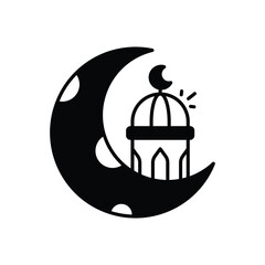 Eid  Icon vector stock illustration
