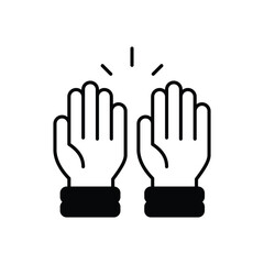 Dua Icon vector stock illustration