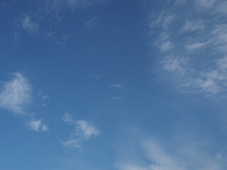 blue sky with clouds background