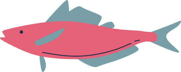 Fish Flat Illustration