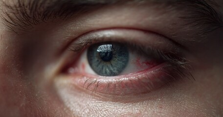 Obraz premium Sore Eye And Spasm. High quality