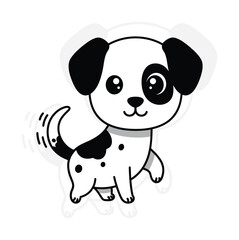 Mascot Dog Illustration Cute Animal
