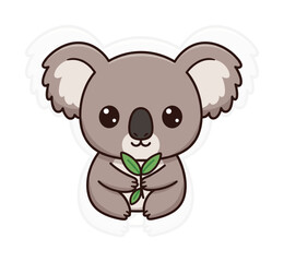 Koala Mascot Illustration, Vector Art