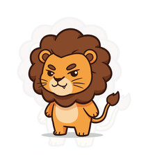 Lion Mascot Illustration Vector Art