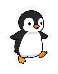 Penguin Mascot Animal Illustration Design