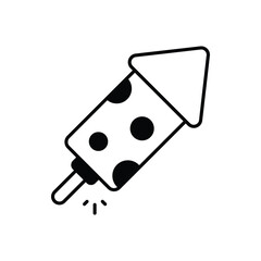 Firework  Icon vector stock illustration