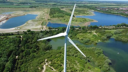 Aerial View of British Countryside Landscape of Bedfordshire, England, United Kingdom. May 29th, 2025