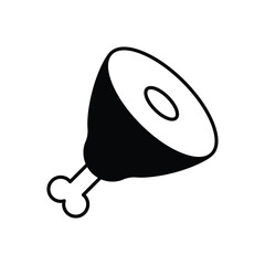 Meat Icon vector stock illustration